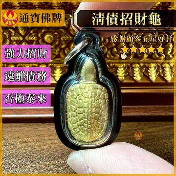 🌟通寶佛牌🌟清債招財龜 龍婆銀 龍婆艮 清債龜 招財 清債 催財 致富 卡債 房貸 快速還款