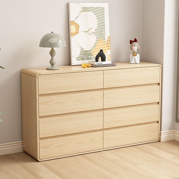 附發票/免運 原木風實木餐邊櫃斗櫃客廳櫃多功能櫥櫃家用收納臥室儲物g^ YJ/AL 公司貨 快速出貨