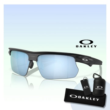 【Oakley】Bisphaera 深水運動偏光太陽眼鏡(OO9400-09 Prizm deep water 偏光鏡片)