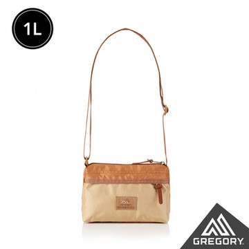 Gregory 官方旗艦 1L ENVELOPE SHOULDER斜背包 大地棕