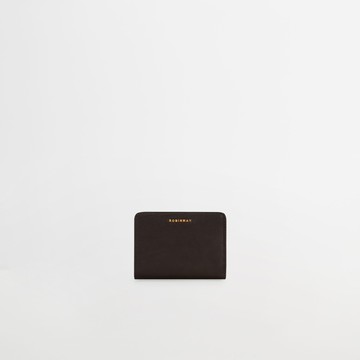 洛月真皮方塊短夾(頭層皮)