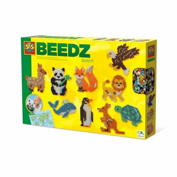 SES Creative DIY手作-世界動物大集合拼豆(3500顆)-06207