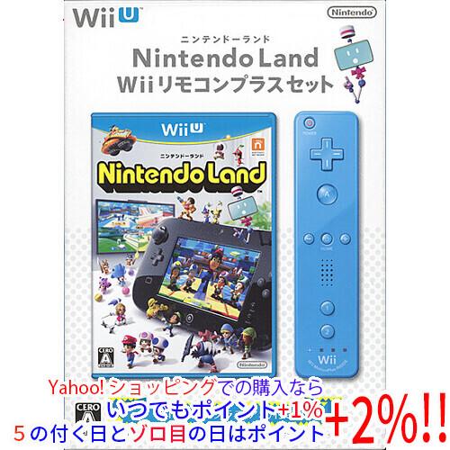 Nintendo Land Wiiリモコンプラスセット アオ Wii U [管理:1300008534]