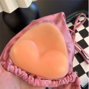加厚硅膠胸墊聚攏加厚 泳衣內衣插片變波霸 小胸墊胸防水胸貼代發