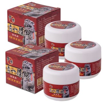 Golden金牌金門一條根 百草水乳霜（清涼型x3罐）90g