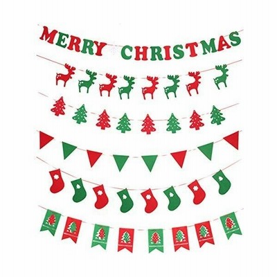 Yaishn クリスマス飾り ガーランド 6種類セット 3m 壁飾り イベント パーティー 店舗 教室 ショップ 装飾 雰囲気作り 旗 飾り 通販 Lineポイント最大get Lineショッピング