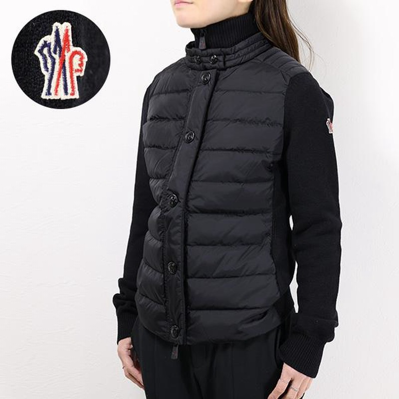 MONCLER モンクレール カーディガン ニット ダウン 切り替え コンビ 