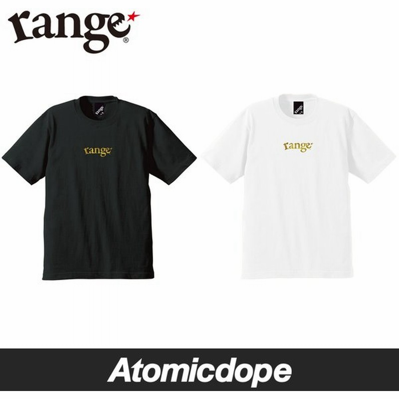 レンジ Range Rg Gold Rust Logo Tシャツ 半袖 黒 白 S S Tee Black White 通販 Lineポイント最大0 5 Get Lineショッピング