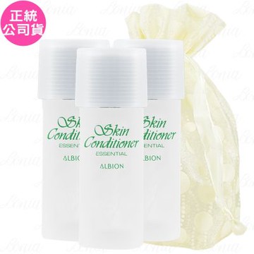 ALBION 艾倫比亞 健康化妝水(27ml)*3旅行袋組(公司貨)