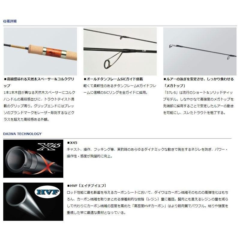 ダイワ プレッソ 62XUL・V / トラウトロッド エリアトラウト DAIWA | LINEブランドカタログ