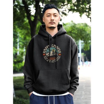 倉石一樹日系潮牌字母印花連帽衛衣男春秋季寬松加絨情侶帽衫外套