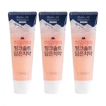 LG 生活健康 喜馬拉雅粉晶鹽牙膏 花香薄荷  100g  3條