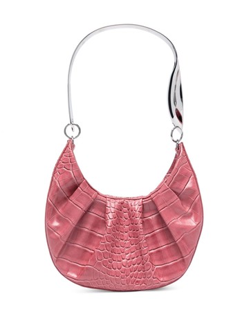 Puppets and Puppets - Spoon Hobo leather shoulder bag - women - Calf Leather/Metal - One Size - Pink