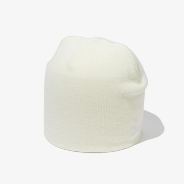 【NEW ERA】毛帽 韓版 BASIC BEANIE NE 百合白 保暖帽 男女款 -NE14440829