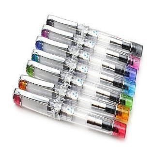 PILOT Prera 透明彩殼鋼筆(FPRN-350R)口袋鋼筆 有CM藝術尖