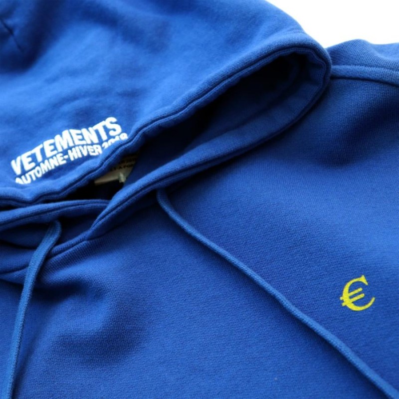 ヴェトモン ユーロロゴプリントパーカー VETEMENTS Euro Logo