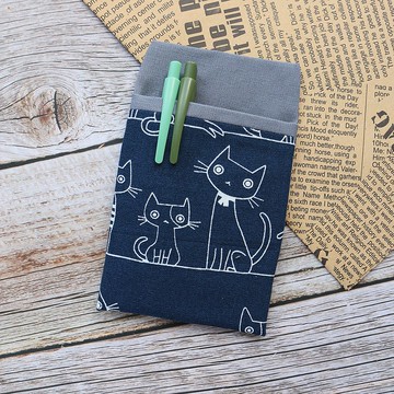 【線條貓】口袋型筆袋 護理師筆袋 醫師筆袋 老師筆袋