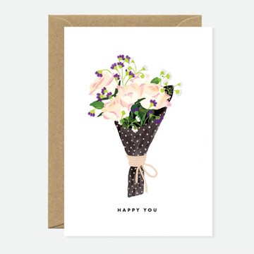 美麗的花束萬用卡