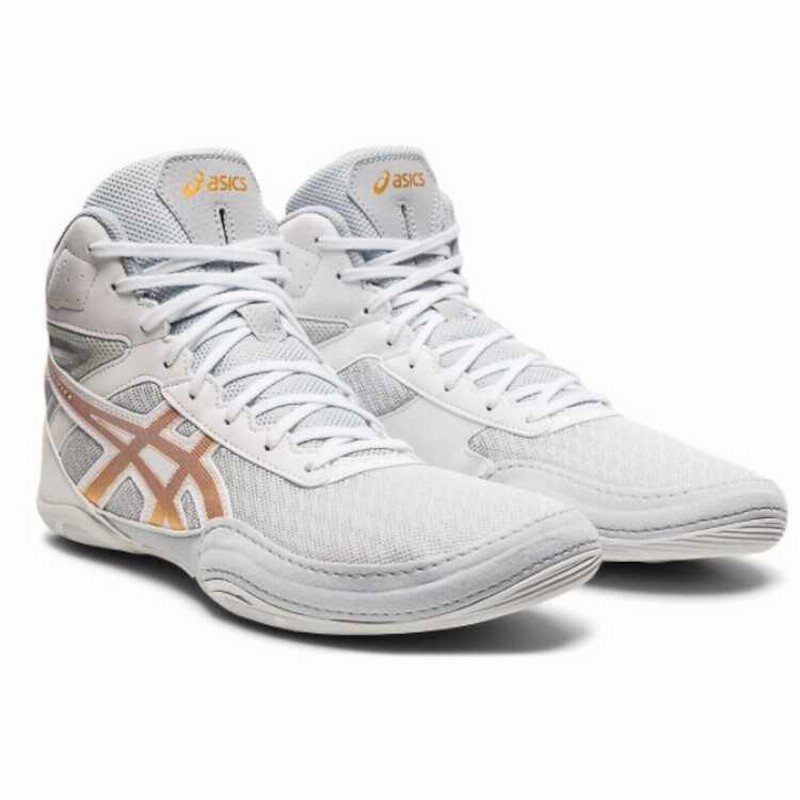 ASICS Men's MATCONTROL 3 Wrestling Shoes, 6.5, White