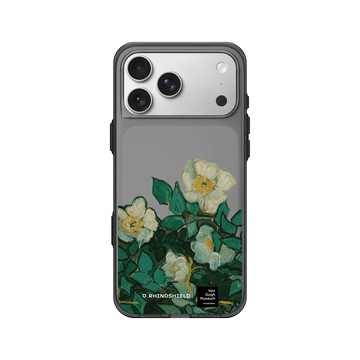 iPhone 17 Pro Max Clear (相機按鈕) 酷墨灰 - Van Gogh Museum - 野玫瑰