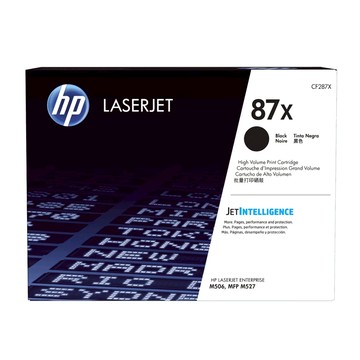 HP 87X 高印量黑色原廠碳粉匣 CF287X 適用 LaserJet M506/M527/M501dn