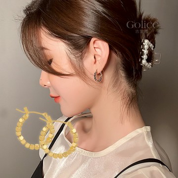 【Golicc】耳環 復古 港風