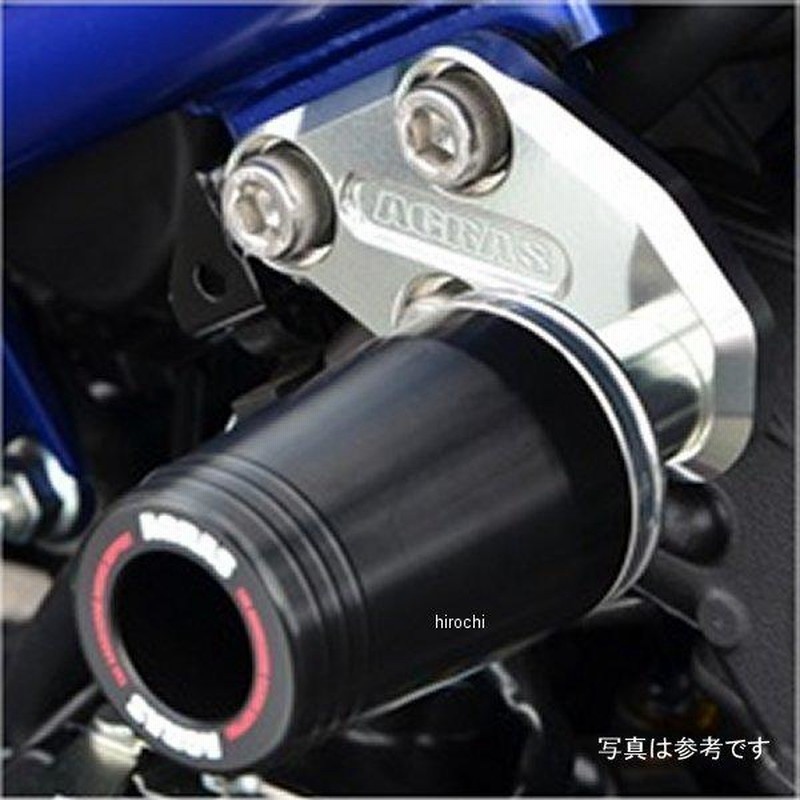 バイクパーツ 外装 アグラス Rスライダー Engハンガー/黒φ60 342