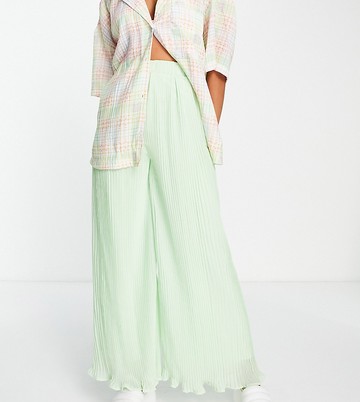 Reclaimed Vintage inspired trousers in pistachio-Green