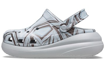 WMNS CROCS CLASSIC CRUSH DISCO CLOG CLEAR BUE