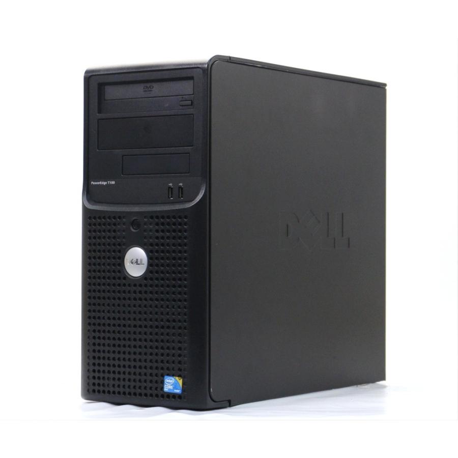 DELL PowerEdge T100 Core2Duo E7400 2.8GHz 4GB 300GBx2台(SAS3.5