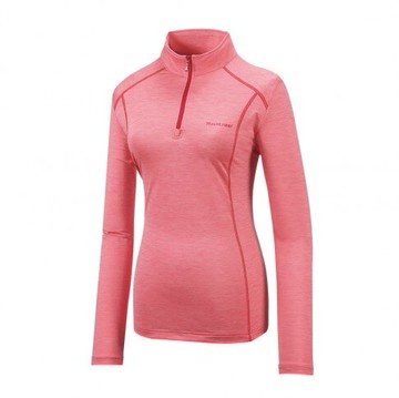 ├登山樂┤台灣MOUNTNEER 山林 女 膠原蛋白 長袖排汗衣 玫瑰粉 # 31P66-38