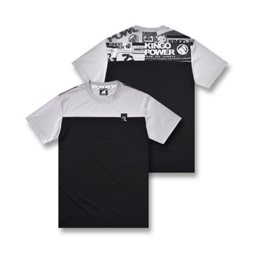 <5XL-6XL>男款｜極透氣系列｜轉印剪接圓領T 415625