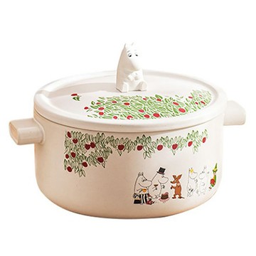 ONE TWO POT 萬土燒 嚕嚕米 MOOMIN 日式燉煮多功能湯鍋 春日之約 4.5L  33cm  1個