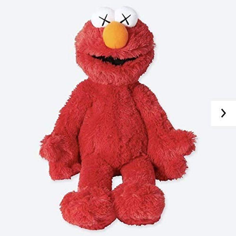 UNIQLO KAWS SESAME STREET ELMO エルモ ぬいぐるみ ユニクロ カウズ