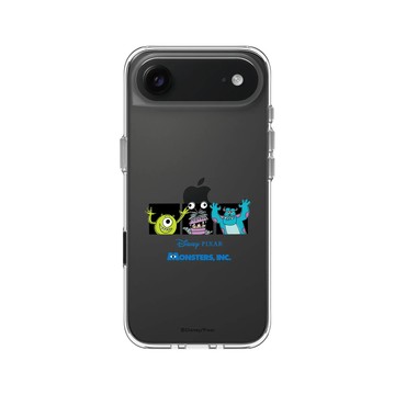 iPhone Air Clear Case（相機按鈕） 透明 - 迪士尼-皮克斯 PIXAR - 怪獸大學-手繪風