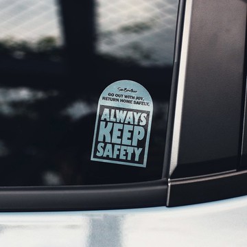 ALWAYS KEEP SAFETY/車貼、貼紙、軟磁 SunBrother孫氏兄弟