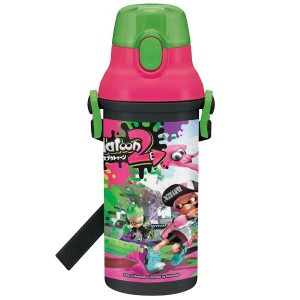 Dishwasher corresponding straight drinking plastic one-touch bottle Splatoon 2 PSB5SAN