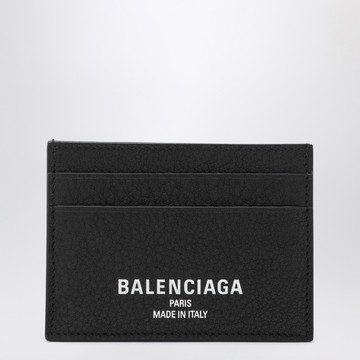 Black Credit cardholder in hammered leather