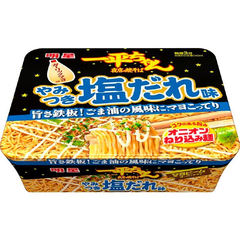 明星 一平ちゃん夜店の焼そば やみつき塩だれ味 130g ×12個