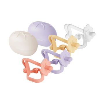 MOYUUM 韓國 白金矽膠手環固齒器收納盒組-拇指獅-多款可選