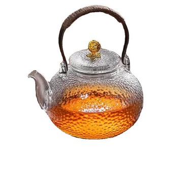 玻璃茶壺泡茶家用提梁辦公燒水壺耐高溫圍爐電陶爐養生茶具煮茶壺