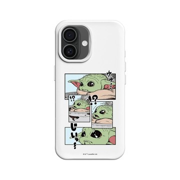 iPhone 16 SolidX 白 - Star Wars - The Mandalorian - 曼達洛人 - 古古漫畫風