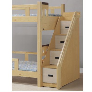 文創集 杜摩卡1.4尺四抽收納側邊樓梯櫃-43x112x146cm免組