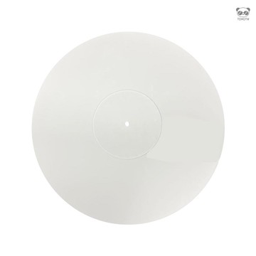轉盤墊唱片盤滑墊 3mm亞克力唱片墊 12寸黑膠唱片唱機墊 白色