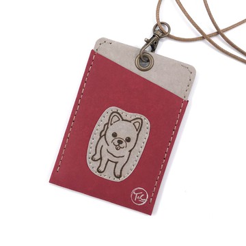 質感證件套 悠遊卡套-博美