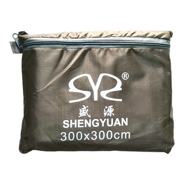 SHENGYUAN 盛源 多功能防潮地布  300 x 300cm  黑色