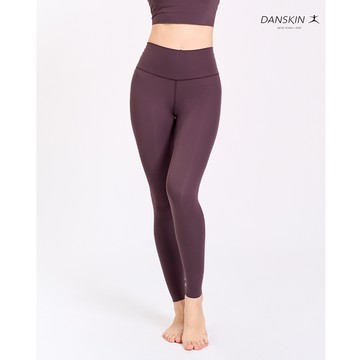 【Danskin】紅紫色中低強度九分緊身褲 X5VUL161