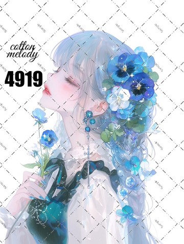 original sticker no.4919 人物貼紙 原創貼紙 原創人物貼紙 裝飾貼紙 cotton melody