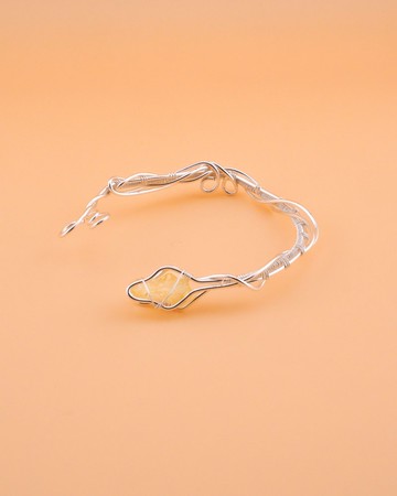 礦蛇。手環。黃