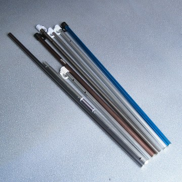 釣魚傘配件 鋁合金傘桿 垂釣用品 折疊垂釣傘萬向中桿下桿
